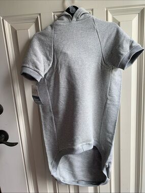 DOGGIE DESIGN Hooded Sweatshirt - Gray Size 4XL fits doggies 80-100lbs.